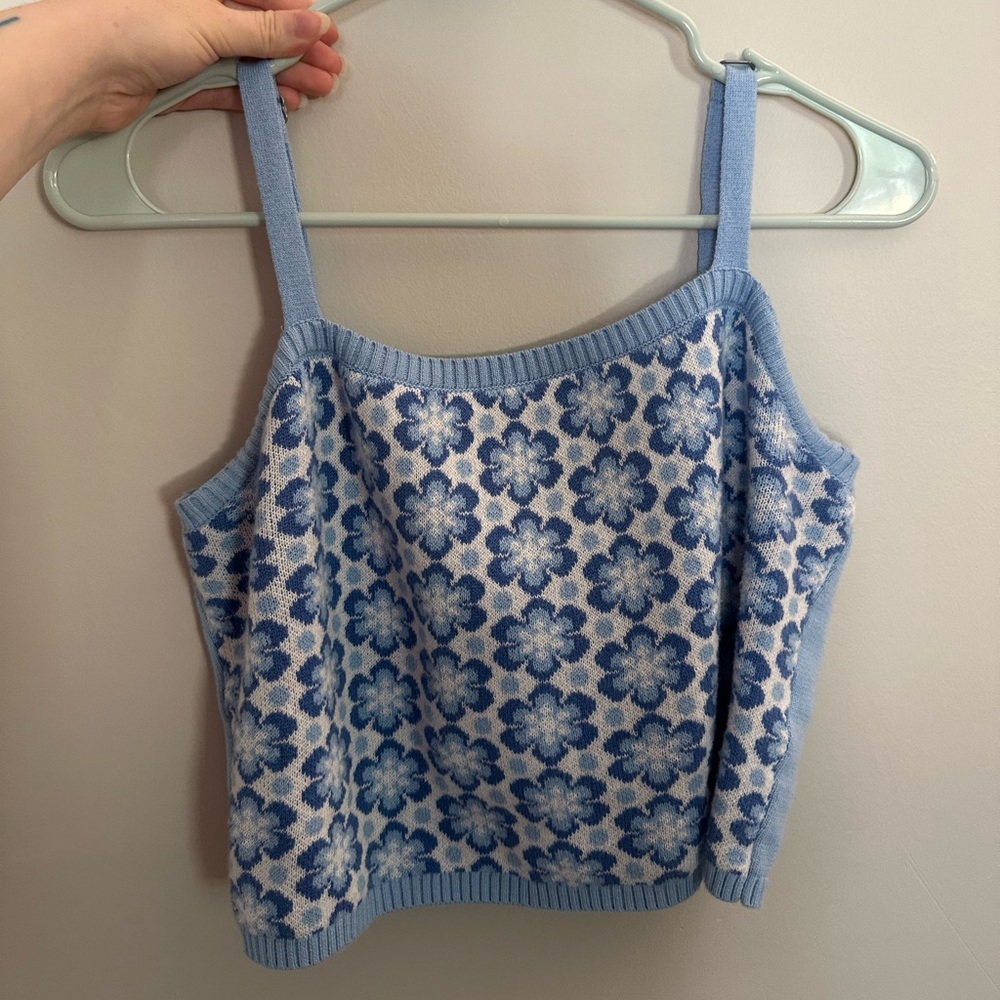Hollister Blue Floral Camisole